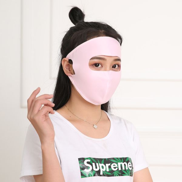 summer sunscreen mask female full face riding breathable mask electric bicycle windproof dust outdoor equipment, Black 
summer sunscreen mask female full face riding breathable mask electric bicycle windproof dust outdoor equipment, Black