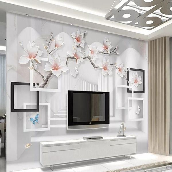 custom large mural 3d wallpaper modern creative 3d space expands living room flowers tv back wall decor deep 5d embossed
custom large mural 3d wallpaper modern creative 3d space expands living room flowers tv back wall decor deep 5d embossed