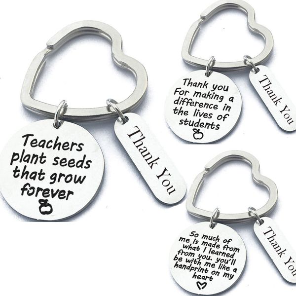 teacher teacher key buckle stainless steel english lettering key buckle can, Slivery;golden
teacher teacher key buckle stainless steel english lettering key buckle can, Slivery;golden