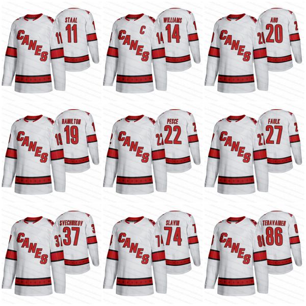 2019 Carolina Hurricanes 37 Andrei Svechnikov 20 Sebastian Aho 14 Justin Williams 11 Staal 27 Justin Faulk 74 Jaccob Slavin Jersey
2019 Carolina Hurricanes 37 Andrei Svechnikov 20 Sebastian Aho 14 Justin Williams 11 Staal 27 Justin Faulk 74 Jaccob Slavin Jersey