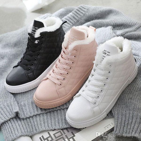 2018 women snow boots thick plush winter warm shoes fashion student flat waterproof women ankle boots l-114, Black
2018 women snow boots thick plush winter warm shoes fashion student flat waterproof women ankle boots l-114, Black