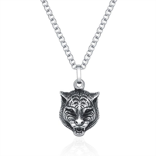 925 pure silver tiger head necklace hip hop necklace punk personality long necklace fashion jewelry christmas gift customization
925 pure silver tiger head necklace hip hop necklace punk personality long necklace fashion jewelry christmas gift customization