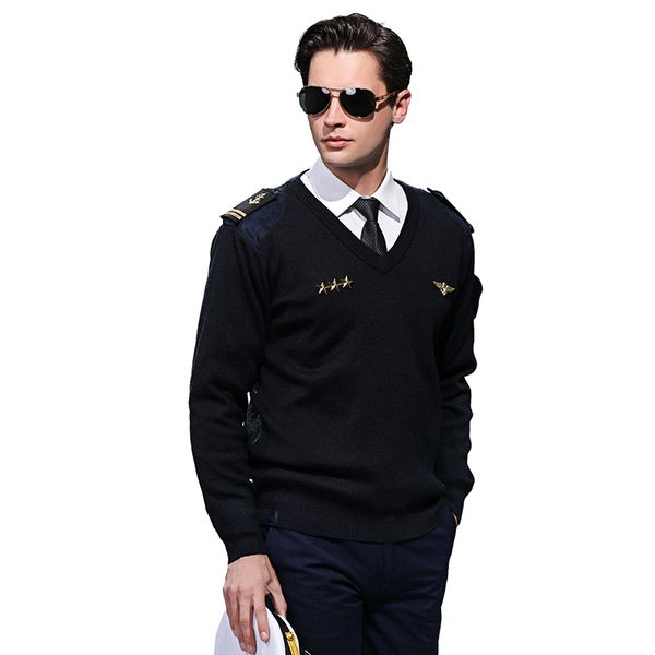 men's new style sweaters autumn winter warm cashmere wool pullover ship sailor man casual navy uniform sweatercoat male clothes, White;black
men's new style sweaters autumn winter warm cashmere wool pullover ship sailor man casual navy uniform sweatercoat male clothes, White;black