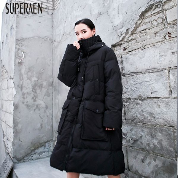 superaen cotton women 2019 winter new parkas coat korean style wild thick parkas coat hooded long sleeve women clothing, Black
superaen cotton women 2019 winter new parkas coat korean style wild thick parkas coat hooded long sleeve women clothing, Black