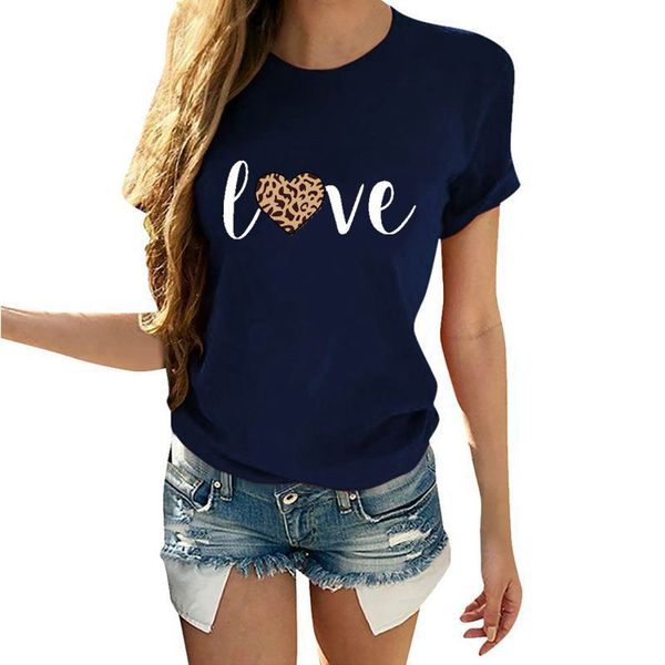 womens love script heart cute printing t shirt for ladies leopard printing heart new design women t-shirt, White
womens love script heart cute printing t shirt for ladies leopard printing heart new design women t-shirt, White