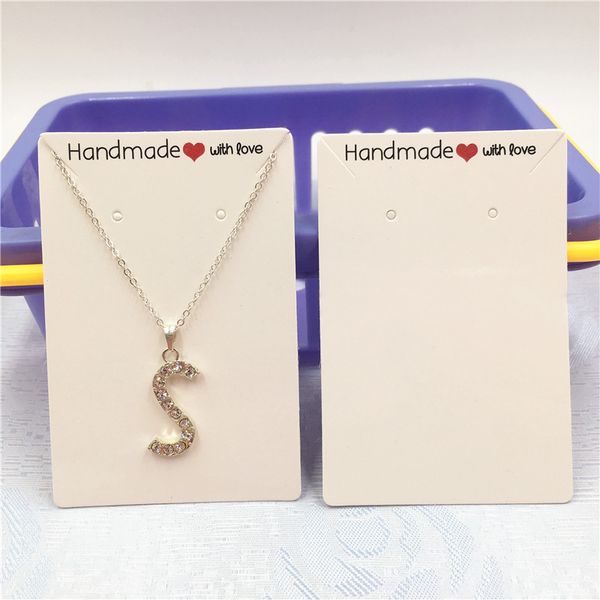 30pcs/lot 9x6cm multi-functional earrings necklace jewelry display cards impress handmade red heart love pack hand chains dangle, Black;white
30pcs/lot 9x6cm multi-functional earrings necklace jewelry display cards impress handmade red heart love pack hand chains dangle, Black;white