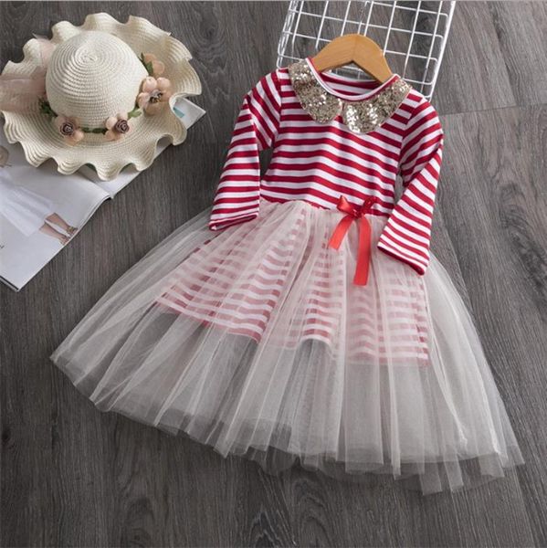 kids designer clothes striped girls dresses sequined collar toddler tutu dress long sleeve children princess dresses boutique clothing d4778, Red;yellow
kids designer clothes striped girls dresses sequined collar toddler tutu dress long sleeve children princess dresses boutique clothing d4778, Red;yellow