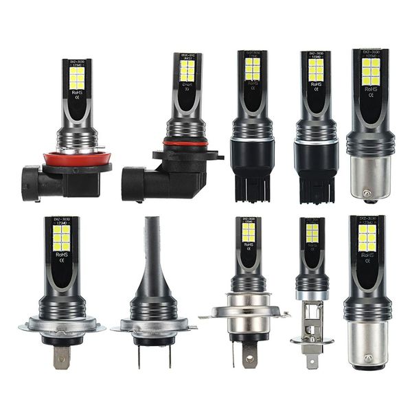 

universal led car headlight bulbs fog light bulb 6500k dc 12v 24v light source h1 h4 h7 h8 h11 9005 9006 1156 1157 headlamp