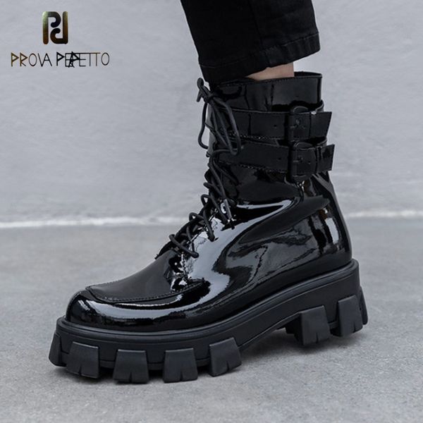 prova perfetto women winter shoes platform snow boots women waterproof plush ankle boots lace up leather zip botines mujer, Black
prova perfetto women winter shoes platform snow boots women waterproof plush ankle boots lace up leather zip botines mujer, Black