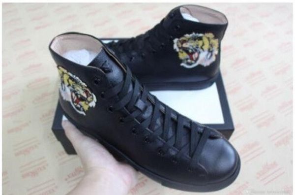 23genuine leather run away sneakers fashion casual shoes men women shoes trainers mixed color short boots, Black
23genuine leather run away sneakers fashion casual shoes men women shoes trainers mixed color short boots, Black