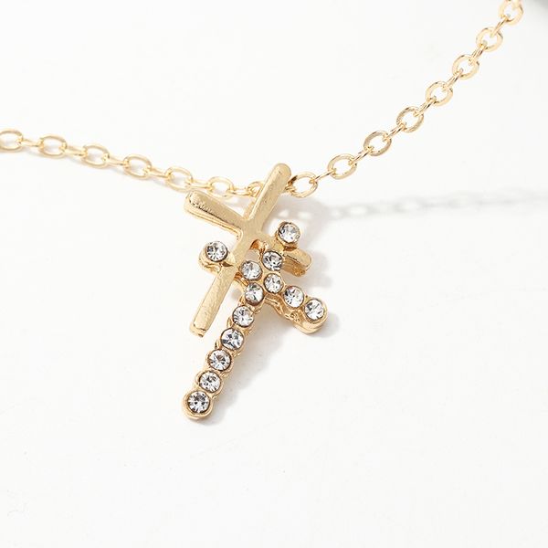 wedding accessories necklace double cross necklace necklace with zircon alloy pendant nz1387 for birthday party celebration supplies jewelry, White
wedding accessories necklace double cross necklace necklace with zircon alloy pendant nz1387 for birthday party celebration supplies jewelry, White