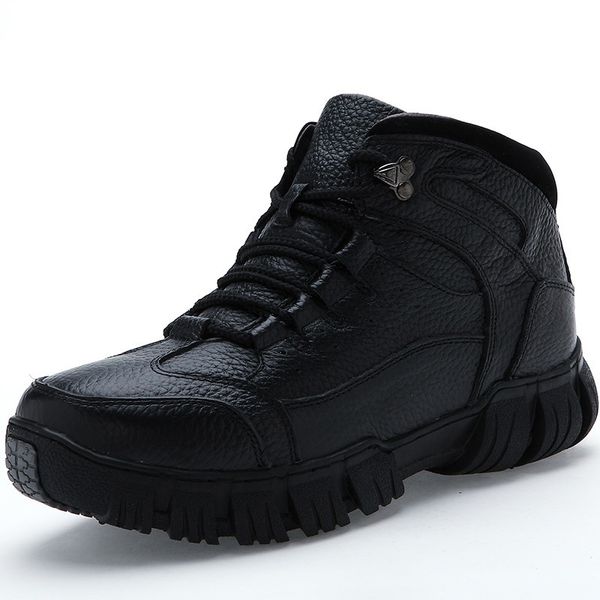 2019 new arrivals winter high help warm plus velvet safety men's boots snow outdoor cotton army boots work men's leather, Black
2019 new arrivals winter high help warm plus velvet safety men's boots snow outdoor cotton army boots work men's leather, Black