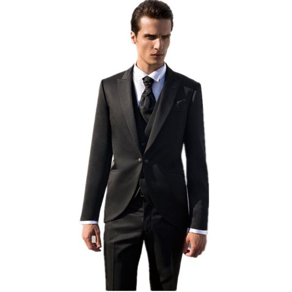 popular one button groomsmen peak lapel groom tuxedos men suits wedding/prom man blazer ( jacket+pants+vest+tie) 567, Black;gray
popular one button groomsmen peak lapel groom tuxedos men suits wedding/prom man blazer ( jacket+pants+vest+tie) 567, Black;gray