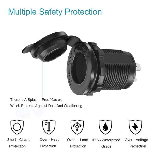 kebidu 12v auto car cigarette lighter socket waterproof car boat motorcycle cigarette lighter sockets splitter power plug outlet
kebidu 12v auto car cigarette lighter socket waterproof car boat motorcycle cigarette lighter sockets splitter power plug outlet