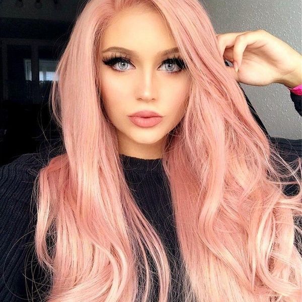 fashion 26 inches body wave synthetic lace front wig with bangs heat resistant fiber cosplay long wigs glueless lace wigs for women, Black
fashion 26 inches body wave synthetic lace front wig with bangs heat resistant fiber cosplay long wigs glueless lace wigs for women, Black