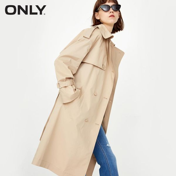 only women's winter new double-breasted long section with waist waist was thin windbreaker jacket | 118336520, Tan;black
only women's winter new double-breasted long section with waist waist was thin windbreaker jacket | 118336520, Tan;black