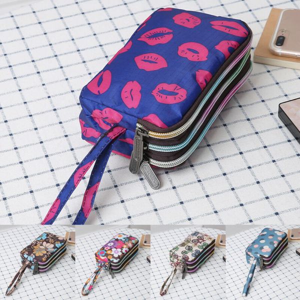 women wallet bag purse triple zipper clutch bag phone case organizer pouch, Red;black
women wallet bag purse triple zipper clutch bag phone case organizer pouch, Red;black