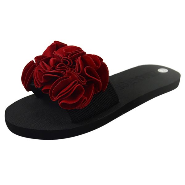 women's bohemian flower flat round head slippers summer sandals fisherman fashion casual non-slip slip-on beach shoes x1212, Black
women's bohemian flower flat round head slippers summer sandals fisherman fashion casual non-slip slip-on beach shoes x1212, Black