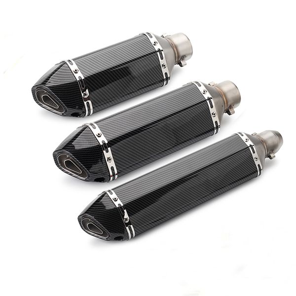 universal imitation carbon fiber motorcycle exhaust pipe muffler with db killer for gsxr600 gsxr750 gsxr1000 k6 k7 k8 k9 mt07 09
universal imitation carbon fiber motorcycle exhaust pipe muffler with db killer for gsxr600 gsxr750 gsxr1000 k6 k7 k8 k9 mt07 09