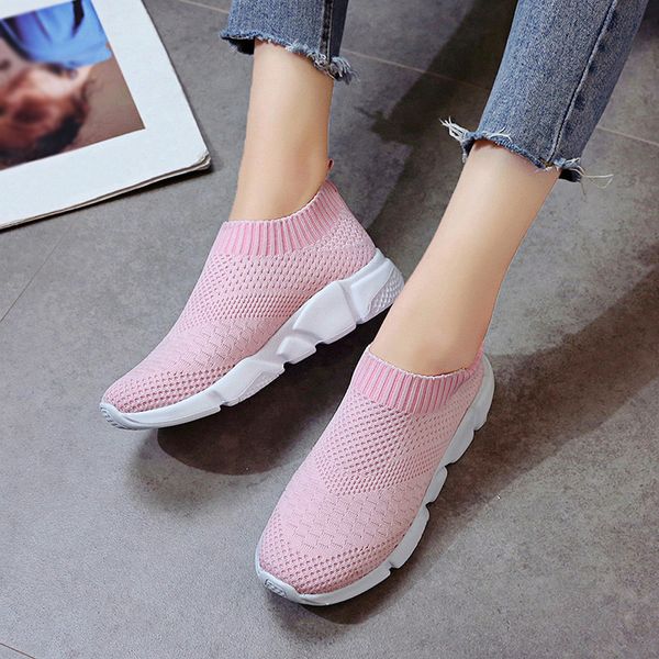 breathable air mesh spring 2019 flat heels sneakers women casual slip on stretch knitted sock platform shoes woman flats sapatos, Black
breathable air mesh spring 2019 flat heels sneakers women casual slip on stretch knitted sock platform shoes woman flats sapatos, Black