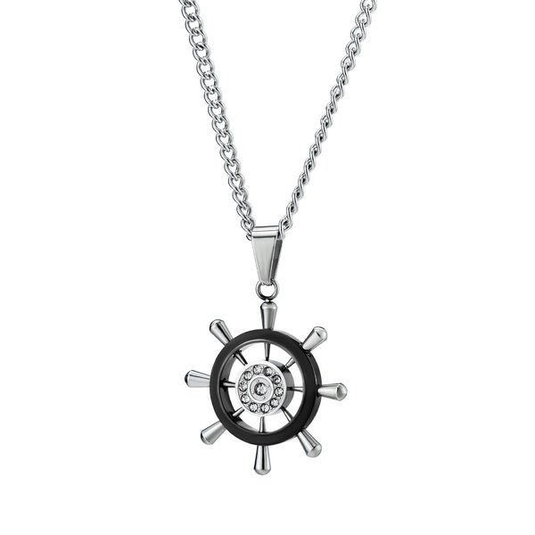 fashion mens silver color designer rudder pendant necklace hip hop jewelry stainless steel chain rhinestone design punk necklaces for men
fashion mens silver color designer rudder pendant necklace hip hop jewelry stainless steel chain rhinestone design punk necklaces for men