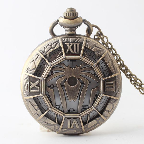 bronze hollow spider alloy retro style quartz pocket watch necklace for men women children xmas gifts, Slivery;golden
bronze hollow spider alloy retro style quartz pocket watch necklace for men women children xmas gifts, Slivery;golden