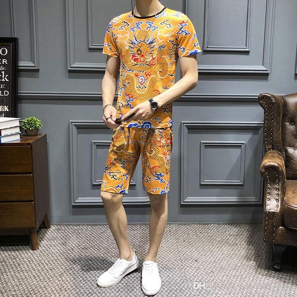mens designer tracksuits 2019 summer new men's short-sleeved five-pants suit mens designer t shirts, Gray
mens designer tracksuits 2019 summer new men's short-sleeved five-pants suit mens designer t shirts, Gray