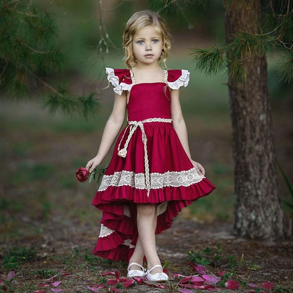 2019 new kids dresses for baby girls sleeveless lace splicing princess dress for birthday party formal dresses summer fashion, Red;yellow
2019 new kids dresses for baby girls sleeveless lace splicing princess dress for birthday party formal dresses summer fashion, Red;yellow
