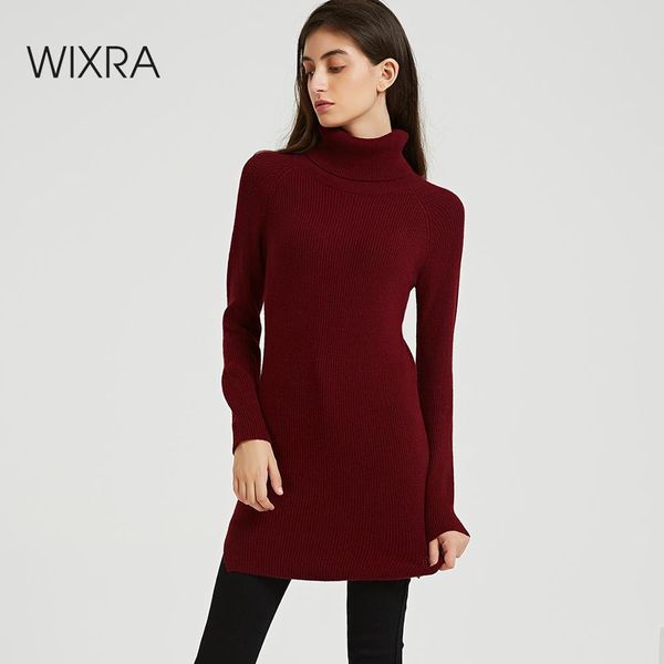 wixra womens sweater 2019 autumn winter casual turtleneck knitted women sweater and pullover female slim jumper pull femme, White;black
wixra womens sweater 2019 autumn winter casual turtleneck knitted women sweater and pullover female slim jumper pull femme, White;black