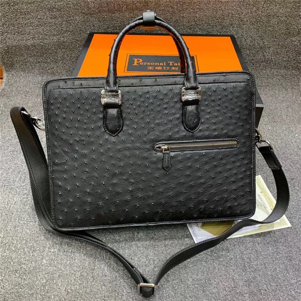 authentic real ostrich skin zipper closure businessmen working handbag lapbriefcase genuine leather male large shoulder bag
authentic real ostrich skin zipper closure businessmen working handbag lapbriefcase genuine leather male large shoulder bag