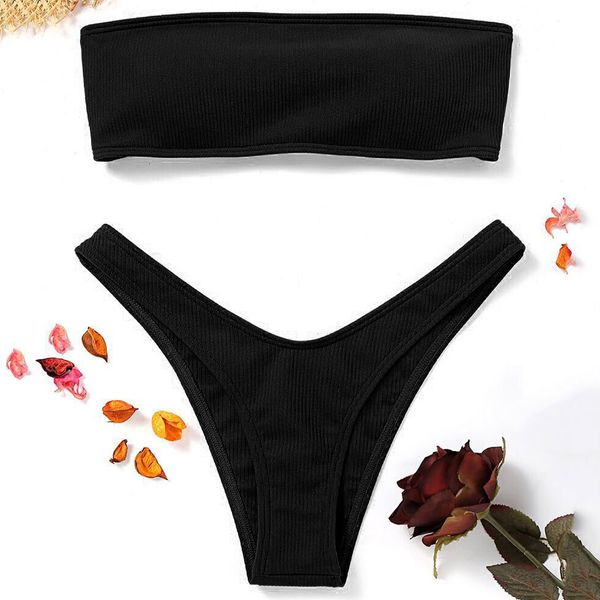 women bikini strapless swimsuit bikini push up swimwear summer women high waist thong set high cut swimming bathing suit
women bikini strapless swimsuit bikini push up swimwear summer women high waist thong set high cut swimming bathing suit