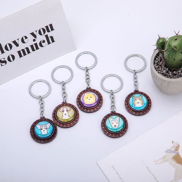fahion round dog glass wooden sheet key chain car key ring colorful dog rond picture for women man girls children gift, Silver
fahion round dog glass wooden sheet key chain car key ring colorful dog rond picture for women man girls children gift, Silver