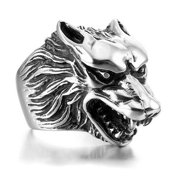 2020 new selling jewelry wholesale european and american stainless steel cool ring totem mens domineering retro wolf head us size, Silver
2020 new selling jewelry wholesale european and american stainless steel cool ring totem mens domineering retro wolf head us size, Silver