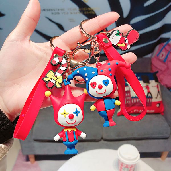key chain cartoon circus clown doll colorful cute accessory kids like bag pendant decoration buckle women girls boy gift, Silver
key chain cartoon circus clown doll colorful cute accessory kids like bag pendant decoration buckle women girls boy gift, Silver