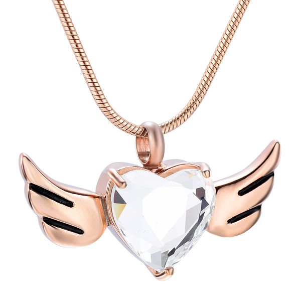 lkj9957 women gift necklace rose gold color clear crystal inlay heart cremation pendant for ashes keepsake locket, Silver
lkj9957 women gift necklace rose gold color clear crystal inlay heart cremation pendant for ashes keepsake locket, Silver
