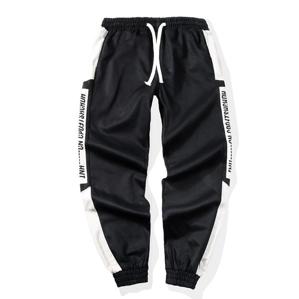 2019 japaness style tide brand pants men 100% cotton letter print strip cargo pants men hip hop rock streetwear trousers, Black
2019 japaness style tide brand pants men 100% cotton letter print strip cargo pants men hip hop rock streetwear trousers, Black