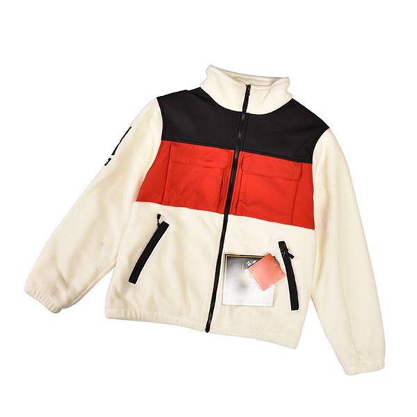 63 oz s joint t contrasting color polar fleece jacket with functional waterproof clip coating correct version inspection, Red
63 oz s joint t contrasting color polar fleece jacket with functional waterproof clip coating correct version inspection, Red