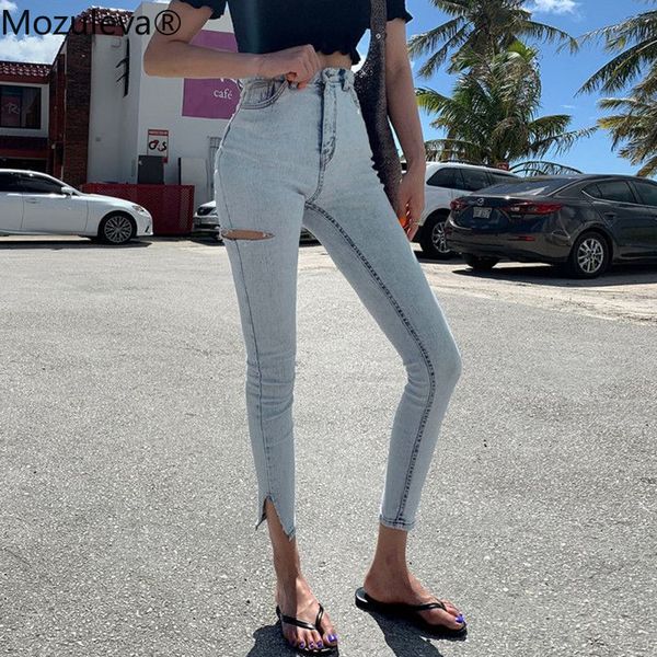 mozuleva light blue high waist stretch skinny women jeans pants split cuff ripped hole female pencil jeans 2019 women trousers
mozuleva light blue high waist stretch skinny women jeans pants split cuff ripped hole female pencil jeans 2019 women trousers