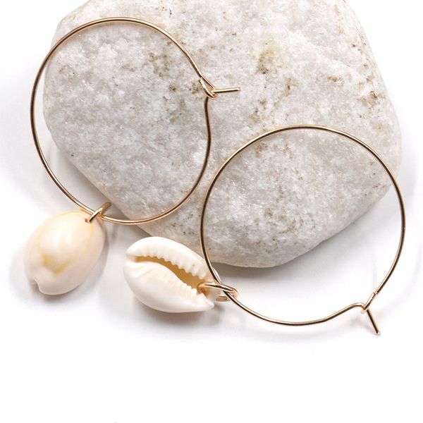 women bohemia natural sea shell earrings creative personality big circle round earrings pendant dangle earrings jewelry, Golden;silver
women bohemia natural sea shell earrings creative personality big circle round earrings pendant dangle earrings jewelry, Golden;silver