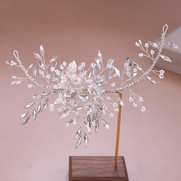 fashion with crystal white bead flower hair band hand-woven leaf hair accessories bridal jewelry, Slivery;golden
fashion with crystal white bead flower hair band hand-woven leaf hair accessories bridal jewelry, Slivery;golden