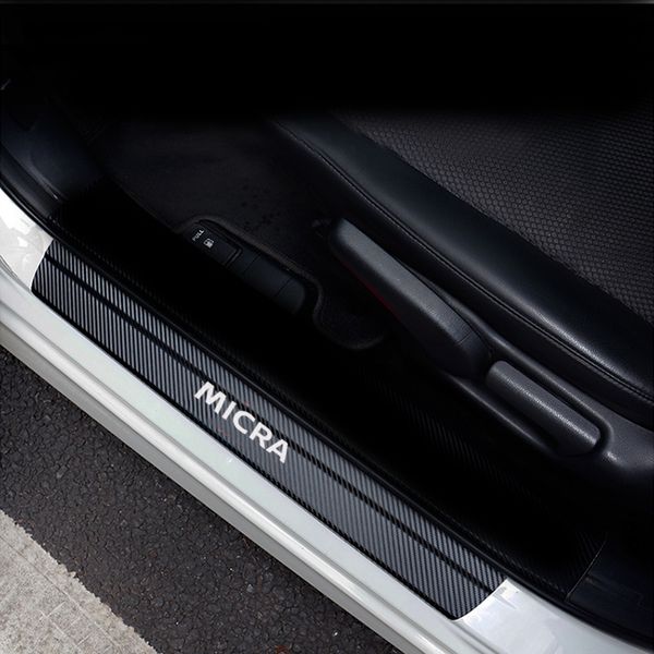 accessories door sill scuff plate guards carbon fiber vinyl door sills protector stickers for micra car styling
accessories door sill scuff plate guards carbon fiber vinyl door sills protector stickers for micra car styling
