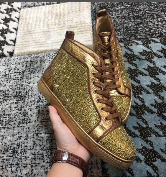 luxurious designer fashion red bottom shoes studded spikes flats rivet sneakers fmen women party lovers casual sneaker couple flat wedding, Black
luxurious designer fashion red bottom shoes studded spikes flats rivet sneakers fmen women party lovers casual sneaker couple flat wedding, Black