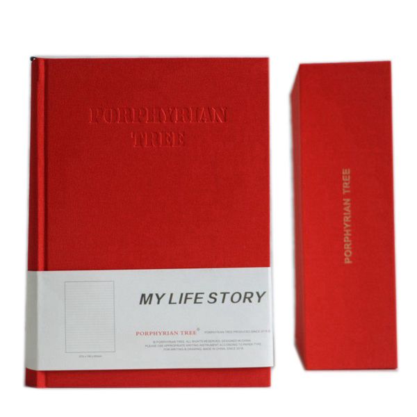 960p Vintage Fashion Thick Diary Hardcover Notebook 27*19*6.5cm Line Note Life Diary Box Set Ing