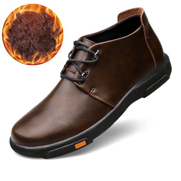 genuine leather winter boots men snow boots waterproof ankle male autumn black winter men shoes plus size 37-45
genuine leather winter boots men snow boots waterproof ankle male autumn black winter men shoes plus size 37-45