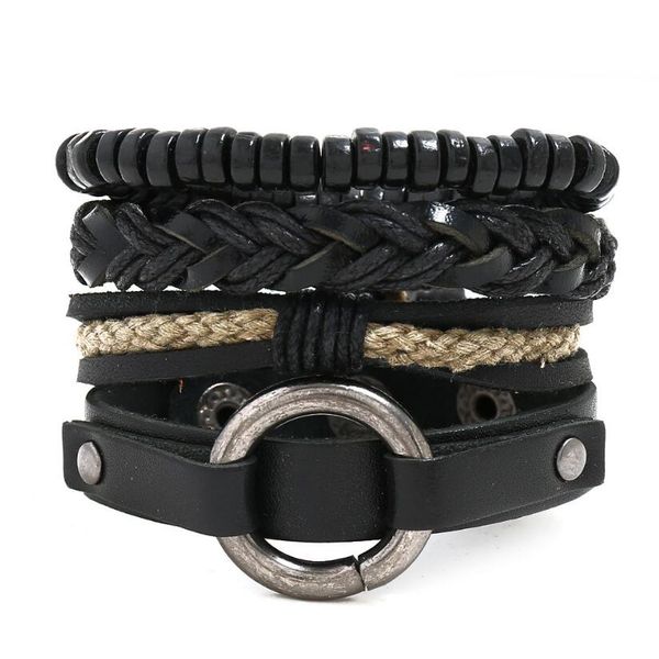 cool motorcycle driver bracelet set for men black leather rope bracelet iron ring charm bracelets wood bead bangles punk jewelry, Golden;silver
cool motorcycle driver bracelet set for men black leather rope bracelet iron ring charm bracelets wood bead bangles punk jewelry, Golden;silver