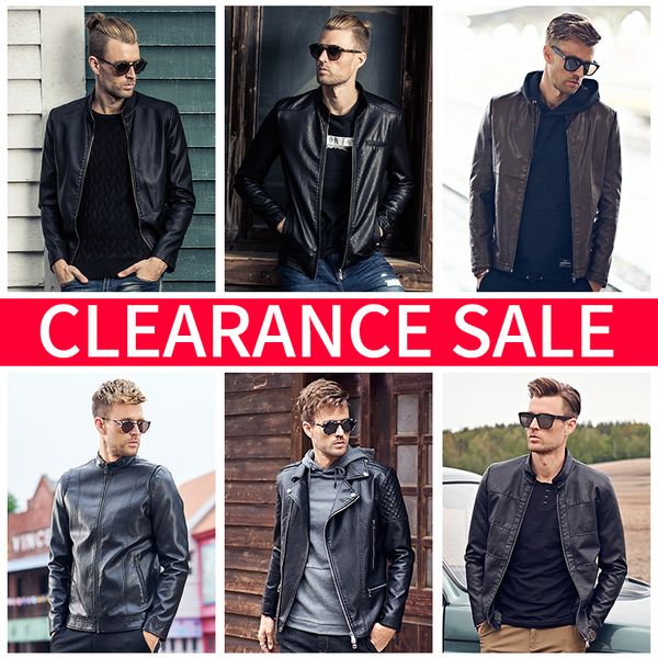 enjeolon brand motorcycle male leather jackets regular slim men clothing zipper stand collar male casual black coats p203
enjeolon brand motorcycle male leather jackets regular slim men clothing zipper stand collar male casual black coats p203