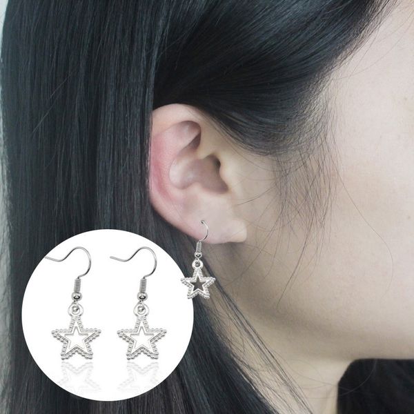 fashion shiny silver star earrings female hollow five-pointed star pendant earrings fashion jewelry christmas gifts
fashion shiny silver star earrings female hollow five-pointed star pendant earrings fashion jewelry christmas gifts