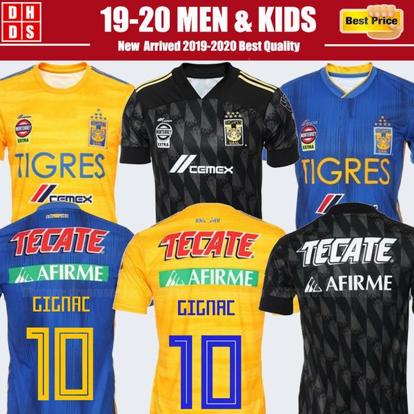2019 2020 NAUL Club Tigres Soccer Jersey 19 20 Home Yellow Away Blue Jerseys Camiseta de Foot 7 Stars GIGNAC Vargas Football Shirts Maillot
2019 2020 NAUL Club Tigres Soccer Jersey 19 20 Home Yellow Away Blue Jerseys Camiseta de Foot 7 Stars GIGNAC Vargas Football Shirts Maillot