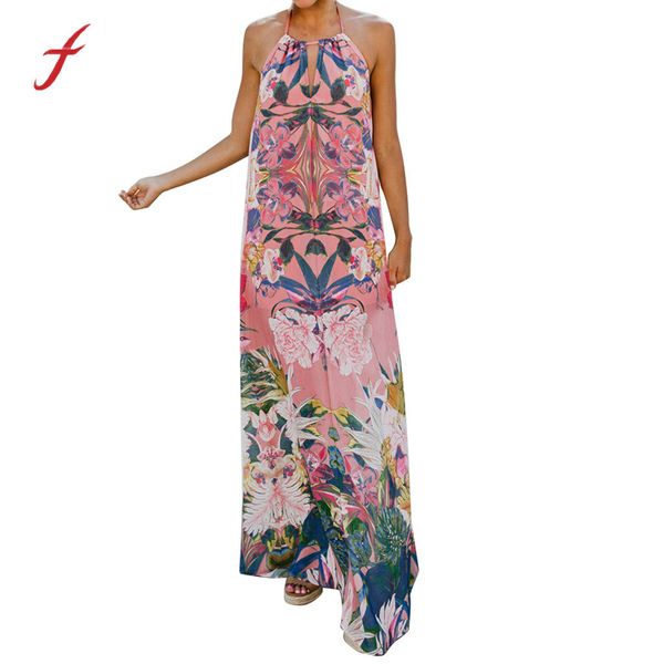 feitong bohemian dress women fashion floral printing sleeveless halter slash neck bandage maxi long dress dresses vestidos, Black;gray
feitong bohemian dress women fashion floral printing sleeveless halter slash neck bandage maxi long dress dresses vestidos, Black;gray
