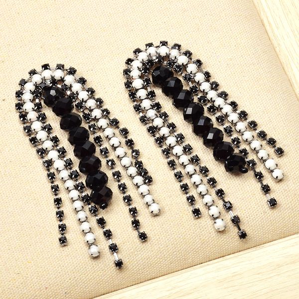 new arrival crystal chain tassel long earring high-quality fashion rhinestone drop earrings fine jewelry accessories for women, Golden
new arrival crystal chain tassel long earring high-quality fashion rhinestone drop earrings fine jewelry accessories for women, Golden
